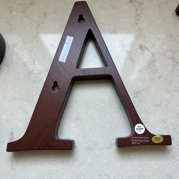 Pottery Barn Kids Wooden Letters S-A-M - Picture 6 of 14